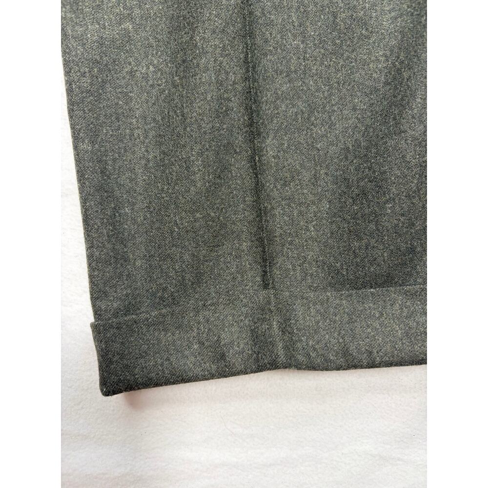 Brooks Brothers Brooksease Olive Green Dress Pants Mens 38 Cuffed Wool Blend - Picture 7 of 11